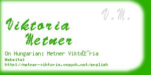 viktoria metner business card